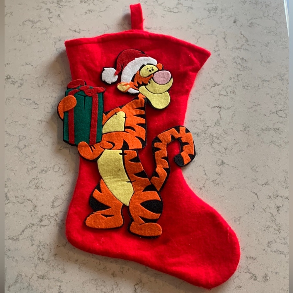 Vintage Disney Tigger Christmas Stocking